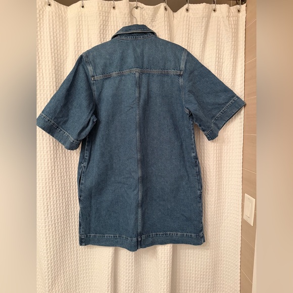 COS Denim Short Sleeved Button Down Dress - NWT - Picture 3 of 4